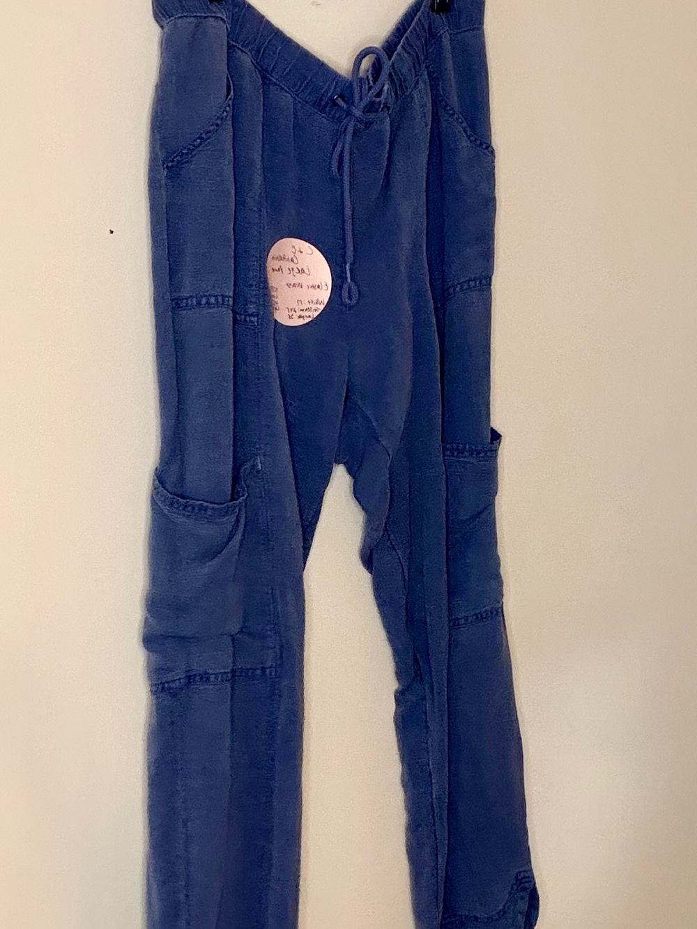 C&C California Navy Blue Drawstring Cargo Joggers
